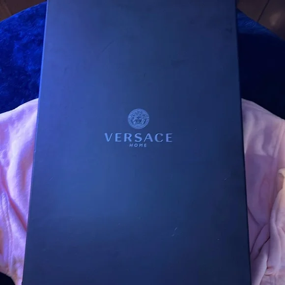 Authentic Versace Pink Hooded Robe